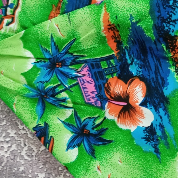 Vintage BAHAMAS Style Button-Up Shirt Hawaiian - Picture 6 of 6